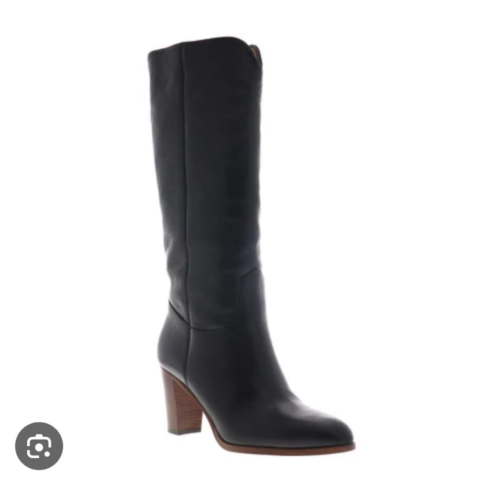 Frye June Tall 79906 Black 9 1/2 gently worn